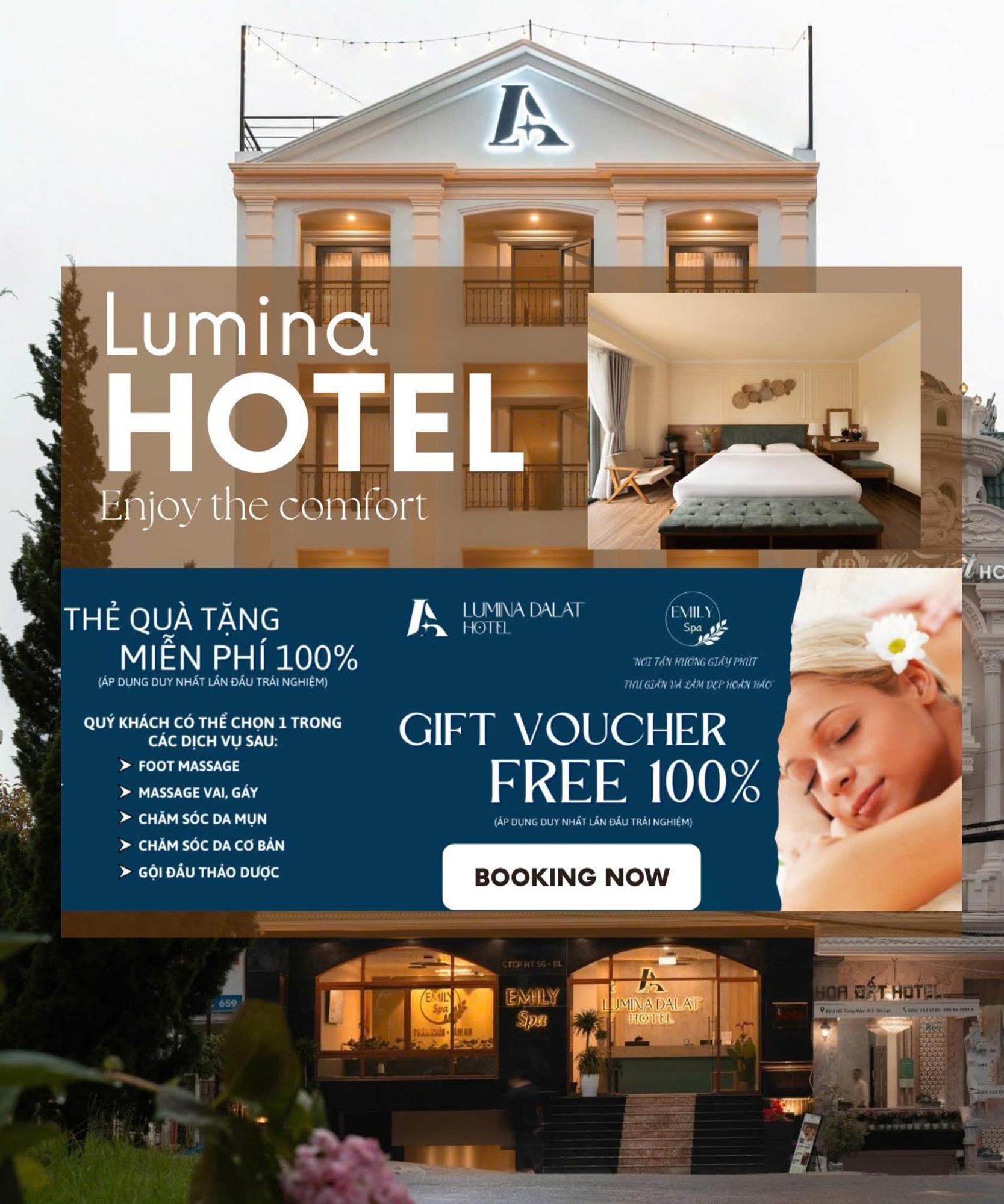 Lumina Hotel Da Lat Central Ngoại thất bức ảnh